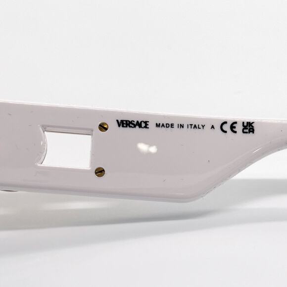 1010. Versace Medusa Deco Butterfly White Sunglasses main image 5